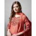 Picture of Cotton Pale Violet Red Readymade Salwar Kameez