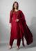 Picture of Shapely Cotton Maroon Readymade Salwar Kameez