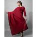 Picture of Shapely Cotton Maroon Readymade Salwar Kameez