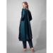 Picture of Fine Cotton Navy Blue Readymade Salwar Kameez