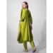 Picture of Admirable Cotton Yellow Green Readymade Salwar Kameez