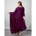 Picture of Resplendent Cotton Purple Readymade Salwar Kameez