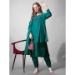 Picture of Splendid Cotton Teal Readymade Salwar Kameez