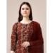 Picture of Admirable Rayon Maroon Readymade Salwar Kameez