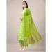 Picture of Splendid Rayon Yellow Green Readymade Salwar Kameez