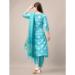 Picture of Nice Rayon Sky Blue Readymade Salwar Kameez