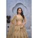 Picture of Delightful Net & Organza Beige Lehenga Choli