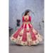 Picture of Ideal Net & Organza Rosy Brown Lehenga Choli