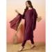 Picture of Elegant Silk Maroon Readymade Salwar Kameez