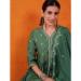 Picture of Silk Medium Sea Green Readymade Salwar Kameez