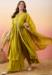 Picture of Fascinating Silk Dark Golden Rod Readymade Salwar Kameez