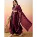 Picture of Delightful Silk Maroon Readymade Salwar Kameez