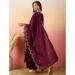 Picture of Delightful Silk Maroon Readymade Salwar Kameez