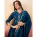 Picture of Charming Silk Navy Blue Readymade Salwar Kameez