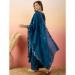 Picture of Charming Silk Navy Blue Readymade Salwar Kameez