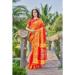 Picture of Pleasing Cotton & Silk Dark Red Saree