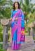 Picture of Admirable Cotton & Silk Deep Sky Blue Saree