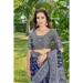 Picture of Enticing Cotton & Silk Midnight Blue Saree