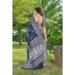 Picture of Enticing Cotton & Silk Midnight Blue Saree