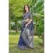 Picture of Enticing Cotton & Silk Midnight Blue Saree