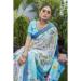 Picture of Fascinating Linen Pale Turquoise Saree