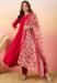 Picture of Beautiful Silk Indian Red Readymade Salwar Kameez