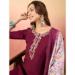 Picture of Beauteous Silk Maroon Readymade Salwar Kameez