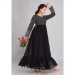 Picture of Wonderful Georgette Black Readymade Gown