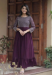 Picture of Splendid Georgette Dark Olive Green Readymade Gown