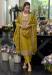 Picture of Organza Dark Golden Rod Readymade Salwar Kameez