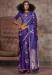 Picture of Statuesque Satin & Silk Midnight Blue Saree