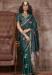 Picture of Excellent Satin & Silk Medium Sea Green Saree