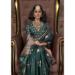 Picture of Excellent Satin & Silk Medium Sea Green Saree