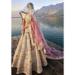 Picture of Delightful Silk Rosy Brown Lehenga Choli