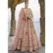 Picture of Sightly Silk Rosy Brown Lehenga Choli