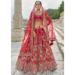 Picture of Exquisite Silk Crimson Lehenga Choli