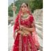 Picture of Exquisite Silk Crimson Lehenga Choli