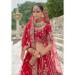 Picture of Exquisite Silk Crimson Lehenga Choli