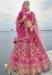 Picture of Magnificent Silk Pale Violet Red Lehenga Choli