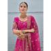 Picture of Magnificent Silk Pale Violet Red Lehenga Choli