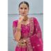 Picture of Magnificent Silk Pale Violet Red Lehenga Choli