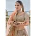 Picture of Pretty Silk Light Pink Lehenga Choli