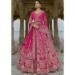 Picture of Bewitching Silk Hot Pink Lehenga Choli