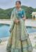 Picture of Classy Silk Dark Khaki Lehenga Choli