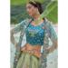 Picture of Classy Silk Dark Khaki Lehenga Choli