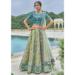 Picture of Classy Silk Dark Khaki Lehenga Choli