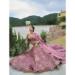 Picture of Grand Silk Rosy Brown Lehenga Choli