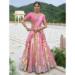 Picture of Elegant Silk Light Coral Lehenga Choli