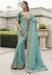 Picture of Magnificent Silk Cadet Blue Saree