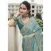 Picture of Magnificent Silk Cadet Blue Saree